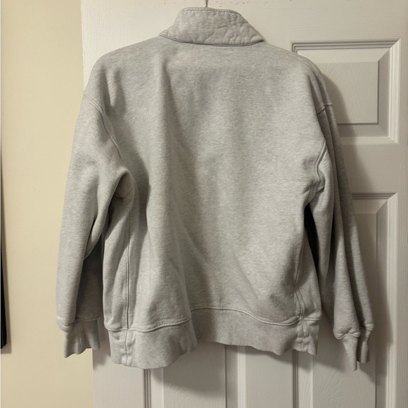 Aritzia Gray Zip-Up Sweater - Picture 5 of 5
